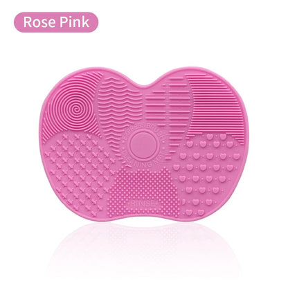 Silicone Makeup Brush Cleaner Mat Cosmetics Brush Cleaning Tool Mat Professional Eyeshadow Foundation Brush Cleaner Mat Makeup